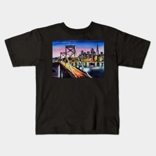 Cities by night Kids T-Shirt